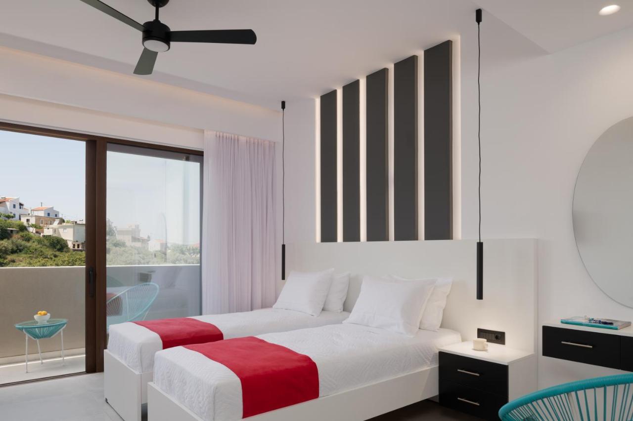 O-Cyanea Villa With Heated Pool Kournas Bagian luar foto